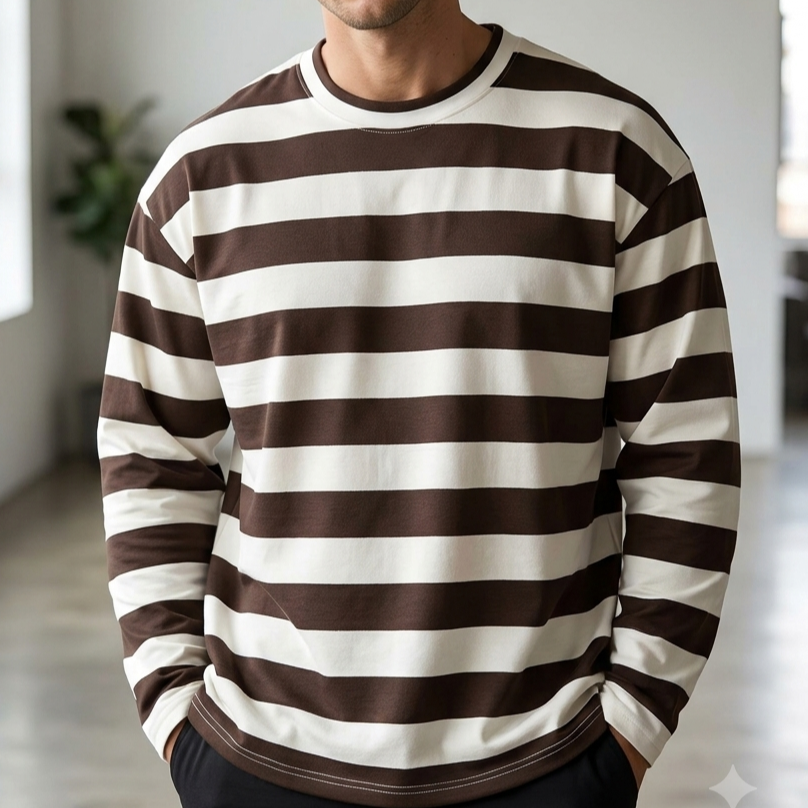 oversized crew neck shirt