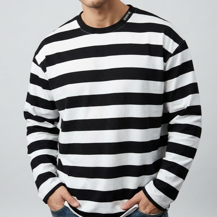 oversized crew neck shirt