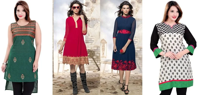 Some Indian Kurtis Designs